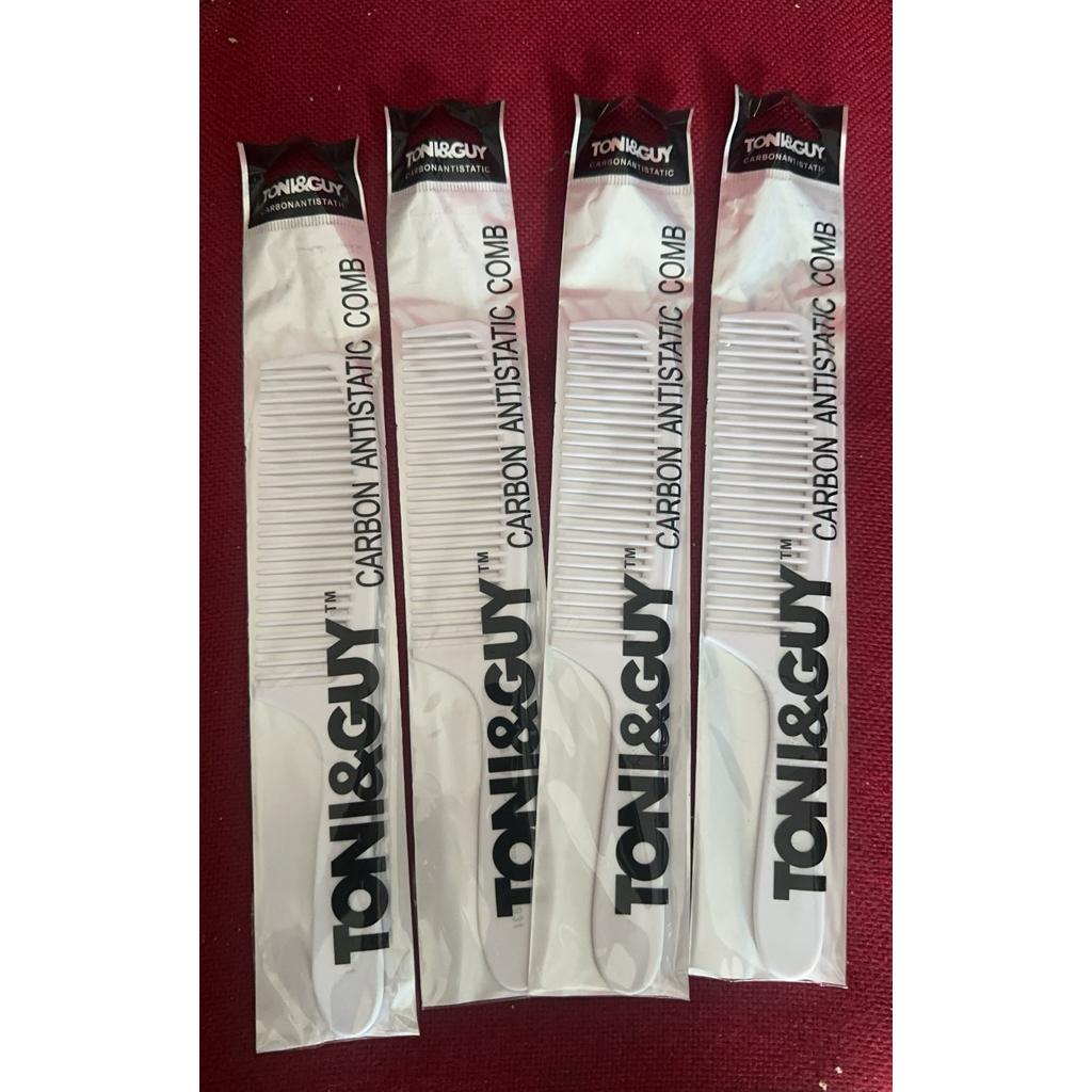 TONY&GUY คาร์บอน ANTIBACTERIAL BARBERSHOP COMB 06931
