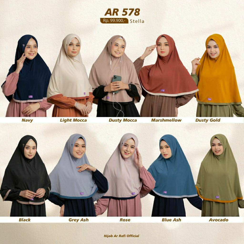 ARRAFI HIJAB/INSTANT HIJAB/AR 578