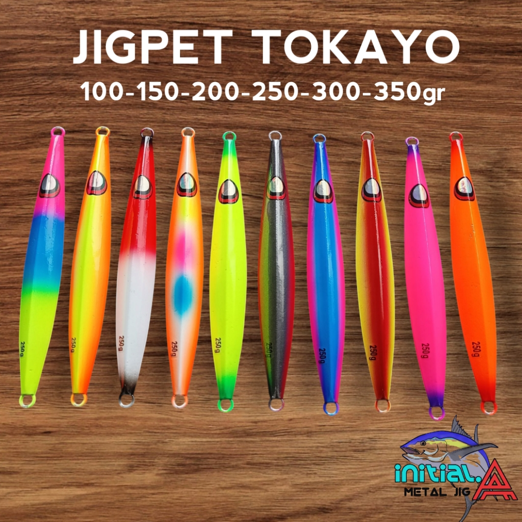 Metal Jig Fishing Bait JIGPET tokayo 100gr 150gr 200gr 250gr 300gr 350gr 400gr 500gr