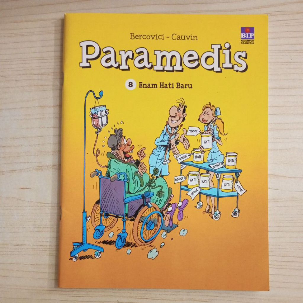 PARSMEDIS COMIC 8 SIX HEARTS ใหม่โดย BERCOVINCI CAUVIN