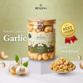 Kacang Mede / Rasa Garlic / Mete / Mente Oven Panggang | - RENJANA CASHEW 300g