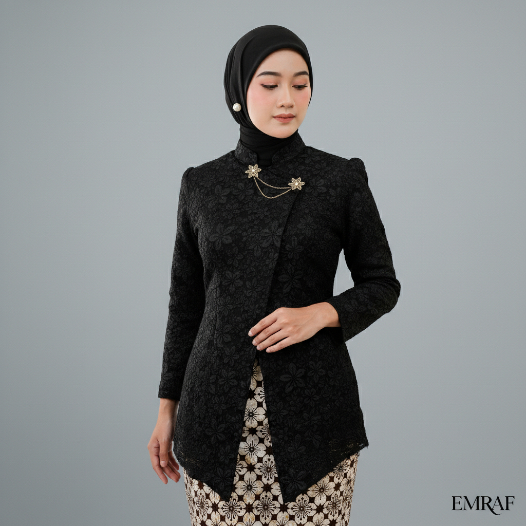 เสื้อ Jaguar Fukuro Kebaya แขนยาว + BROSS