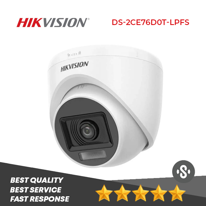 DS-2CE76D0T-LPFS Hikvision กล้องวงจรปิดในร่ม 2MP Dual Light Audio - DS-2CE78D0T-LPTS Two Way Audio