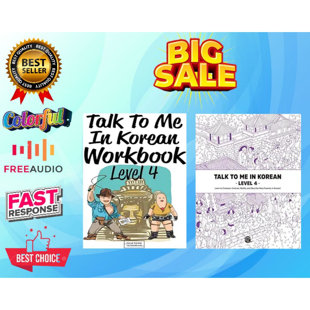 Talk To Me In Korean Level 4 Book Saving Package workbk