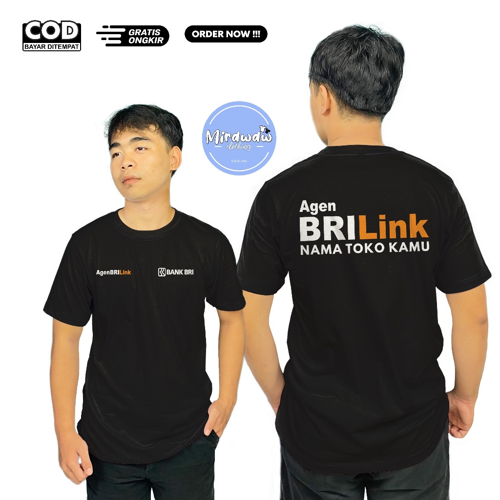 BRILINK Agent T-Shirt Full Patch Request Shop Name v4 Company Clothes