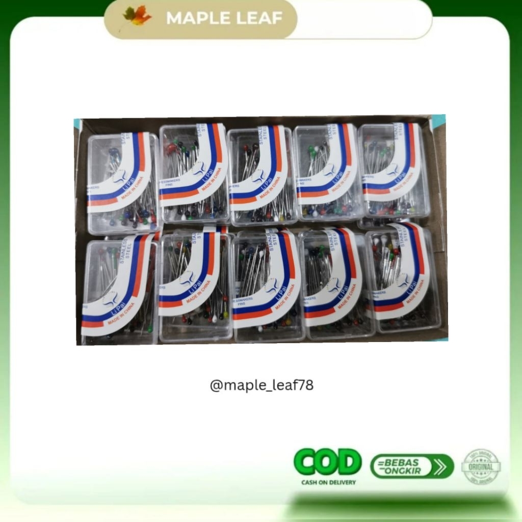 หมุดเล็ก SQUARE 1 กล่อง 20 ชุด