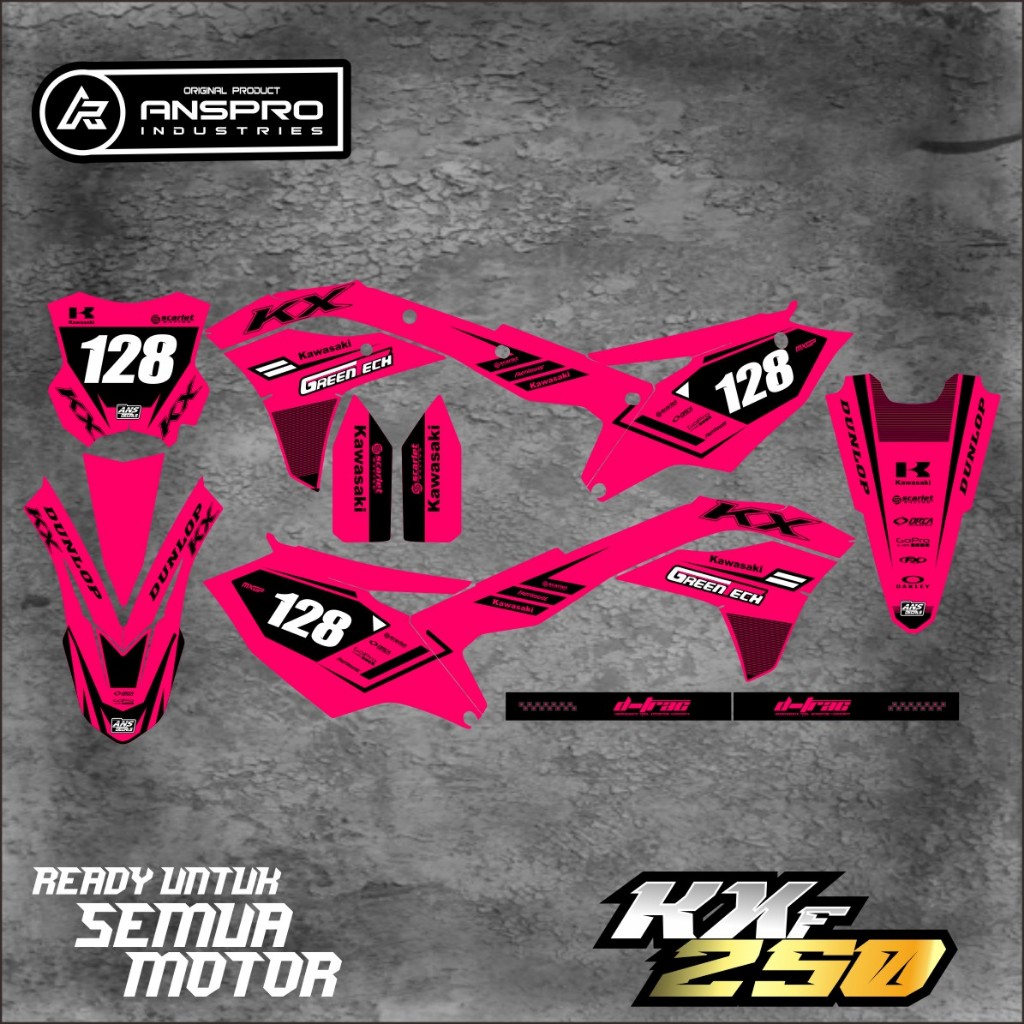 KXF 250 สติ๊กเกอร์มอเตอร์ไซค์ DECAL ANTI-SCRATCH PROTECTION STICKER KXF 250 DECAL