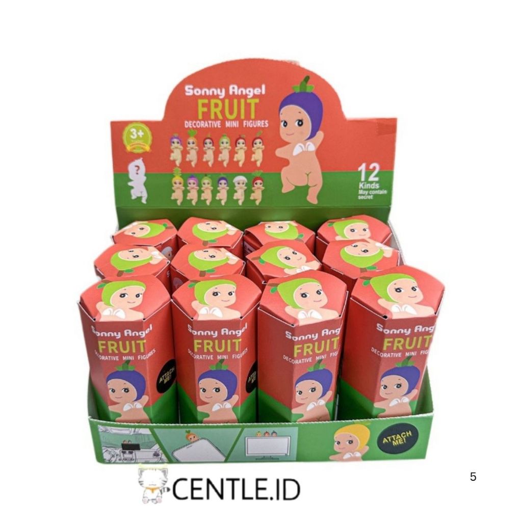 AFFORDABLE BLIND กล่องน่ารัก UNIQUE ของขวัญ SOUVERNIR ของเล่น MYSTERY HIPPERS SONY ANGEL ผลไม้ MN-17