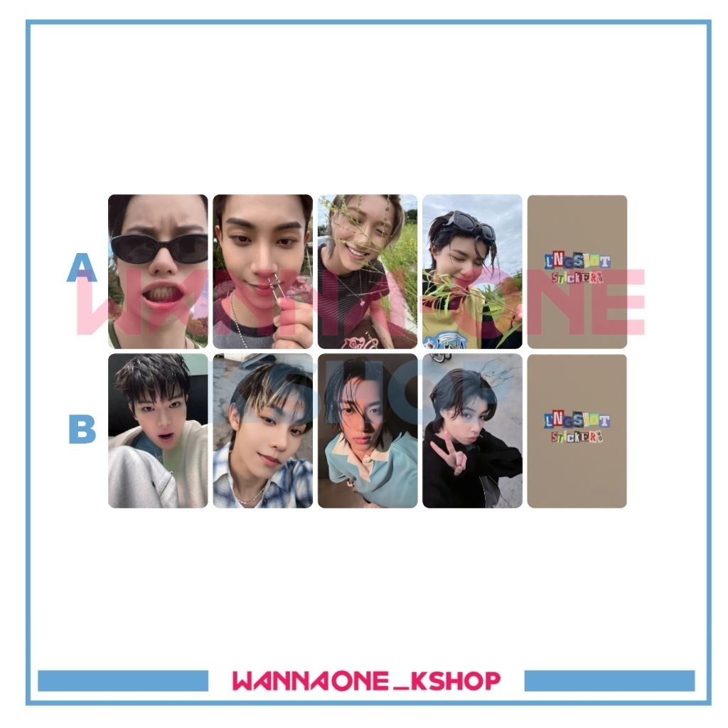 Photocard lngshot STICKERS photobook pc