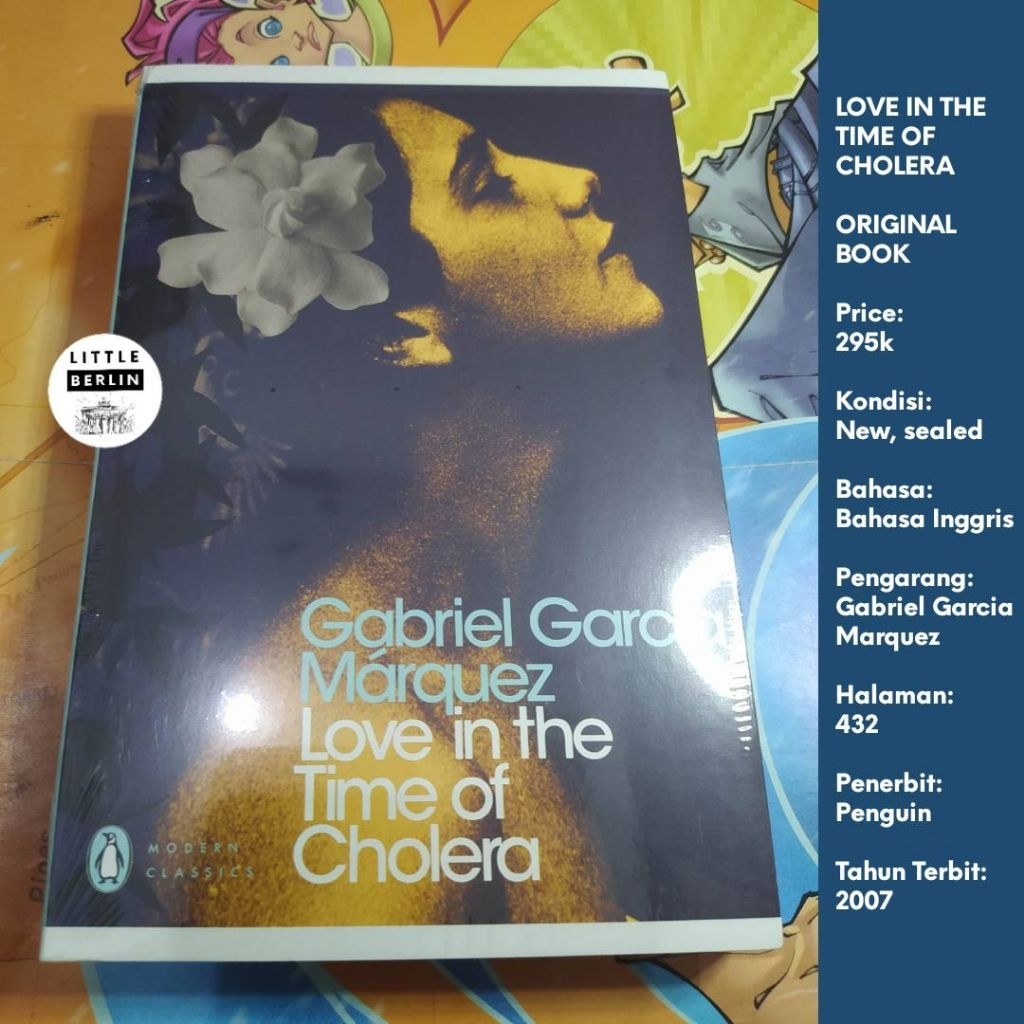 นวนิยายต้นฉบับ LOVE IN THE TIME OF CHLERA Gabriel Garcia Marquez Penguin Modern Classics หนังสือภาษา