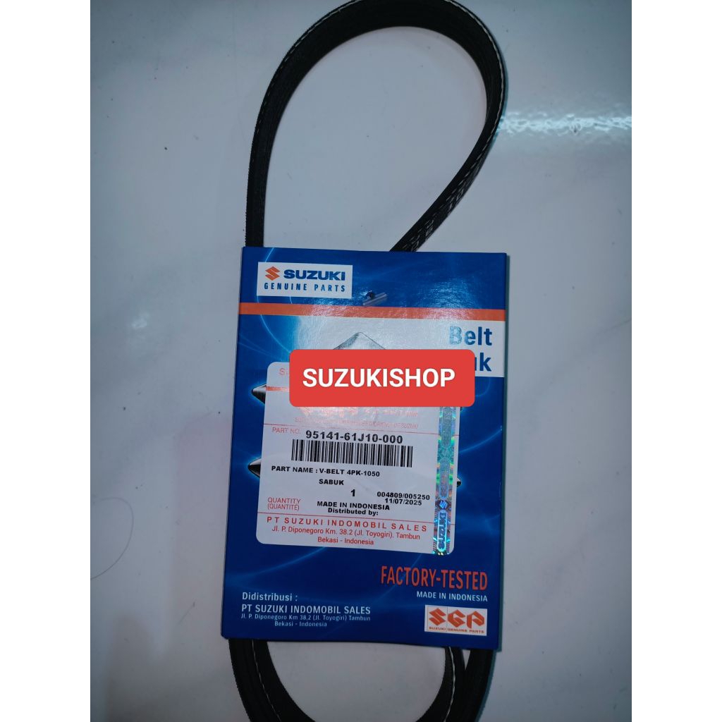 SUZUKI SGP V-BELT 4PK-1050 vanbelt fanbelt AC สําหรับรถยนต์ APV