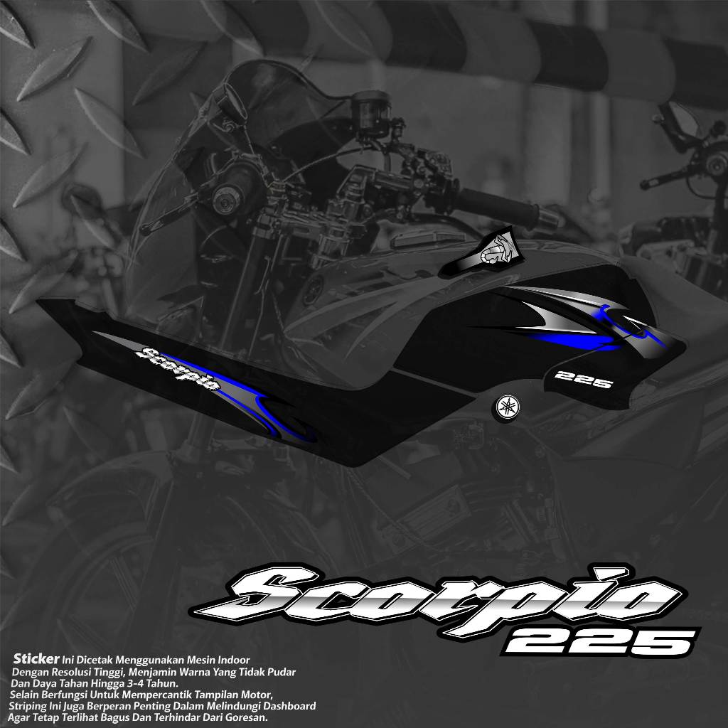สติ๊กเกอร์ STRIPING SCORPIO DESIGN KEREEN! รหัส 23