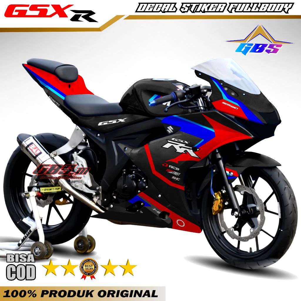 Decal สติกเกอร์ GSX 150R Full Body Motif Bmw Racing สติกเกอร์รูปลอก Variation มอเตอร์ Gsx 150 R Full