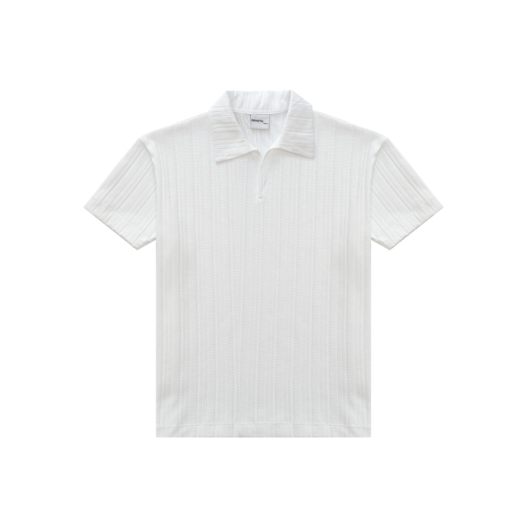 GrowthCasual - เสื้อโปโลถักพอดีตัว Pamelo