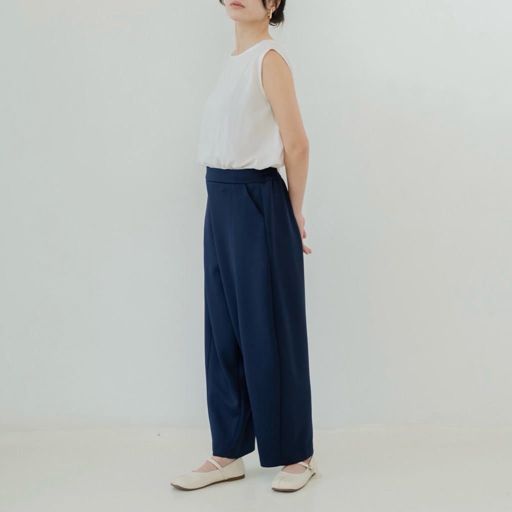 ป้าย Sugi - CURVE PANTS Curvy Scuba Stretching PANTS