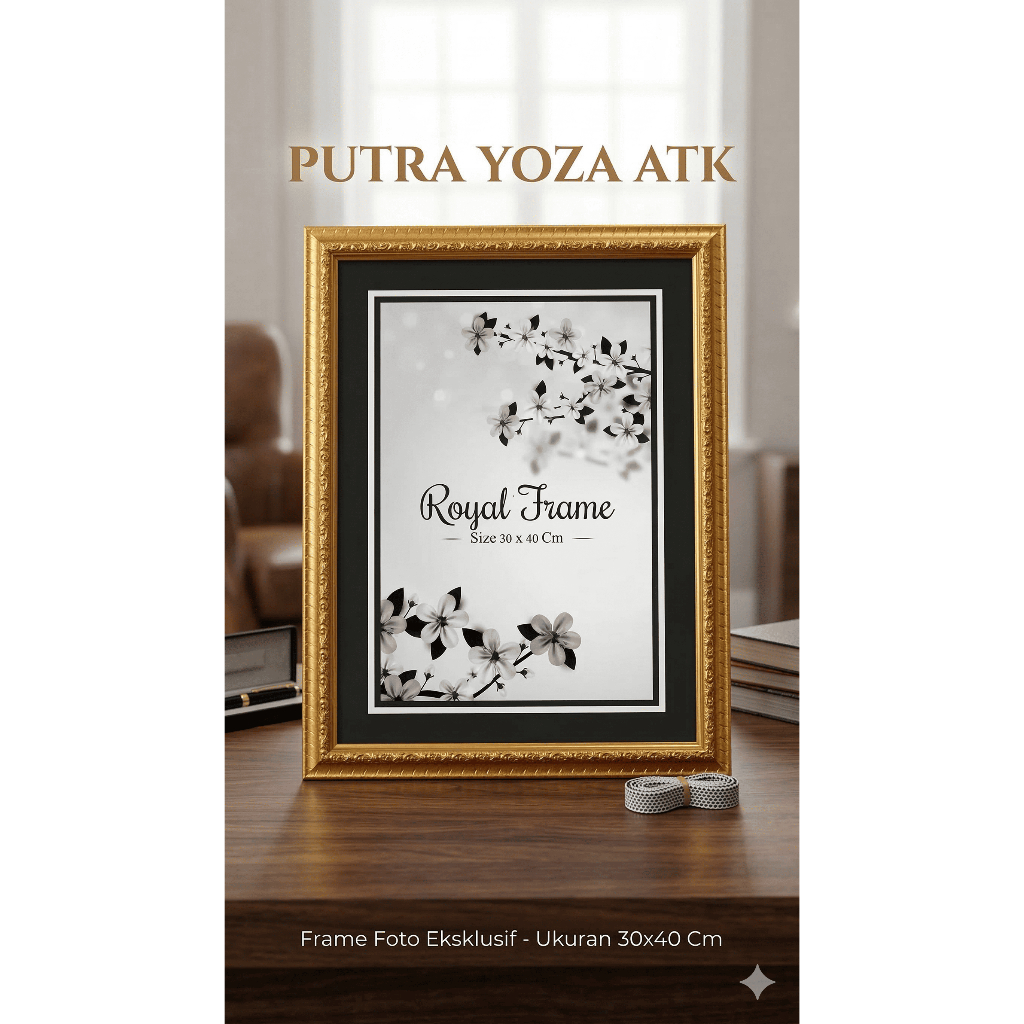 FIGURA / PHOTO FRAME / GOLD PHOTO FRAME 30CMX40CM