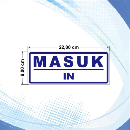 RAC ACRYLIC BOARD ACRYLIC ENTRY AND EXIT 2MM ACRYLIC MATERIAL 22X9CM