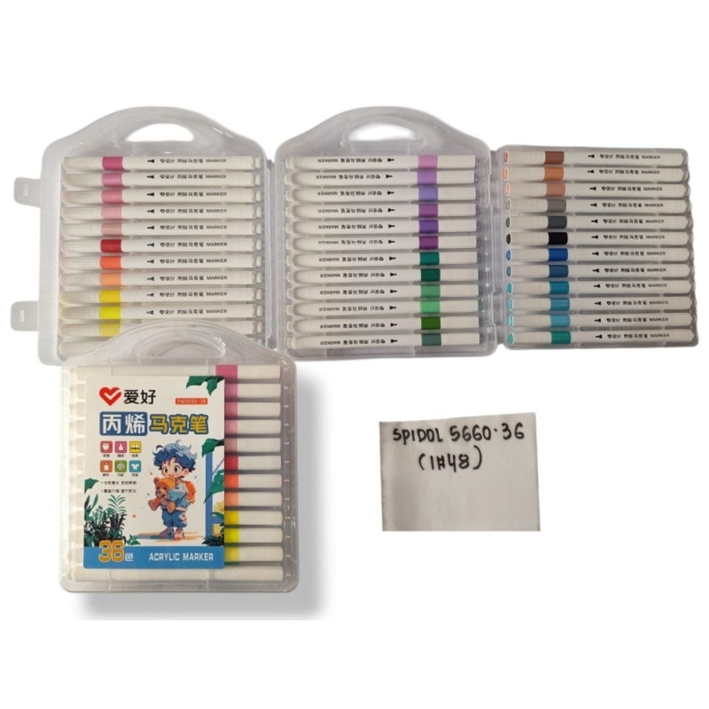 36 สี เครื่องหมาย 5660