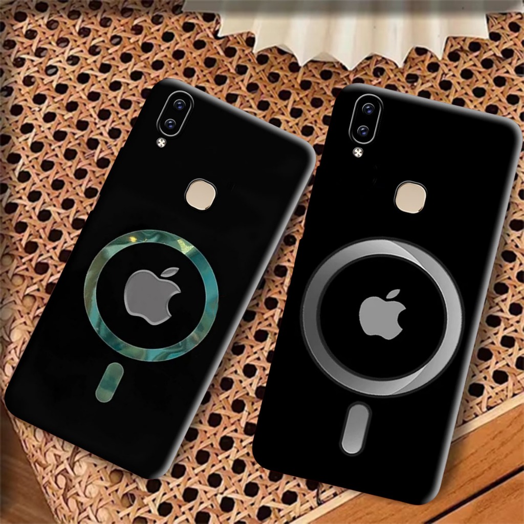 Vivo V9 Softcase - กันชน - Iphone Circle Motif - Best Case - กันชน