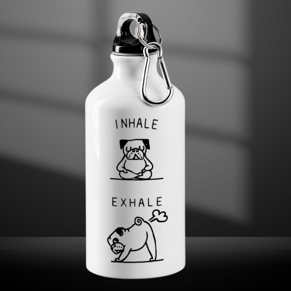 Tumbler meme dog Dachshund pugdog แมว panda inhale exhale ขวดของขวัญน้ํา
