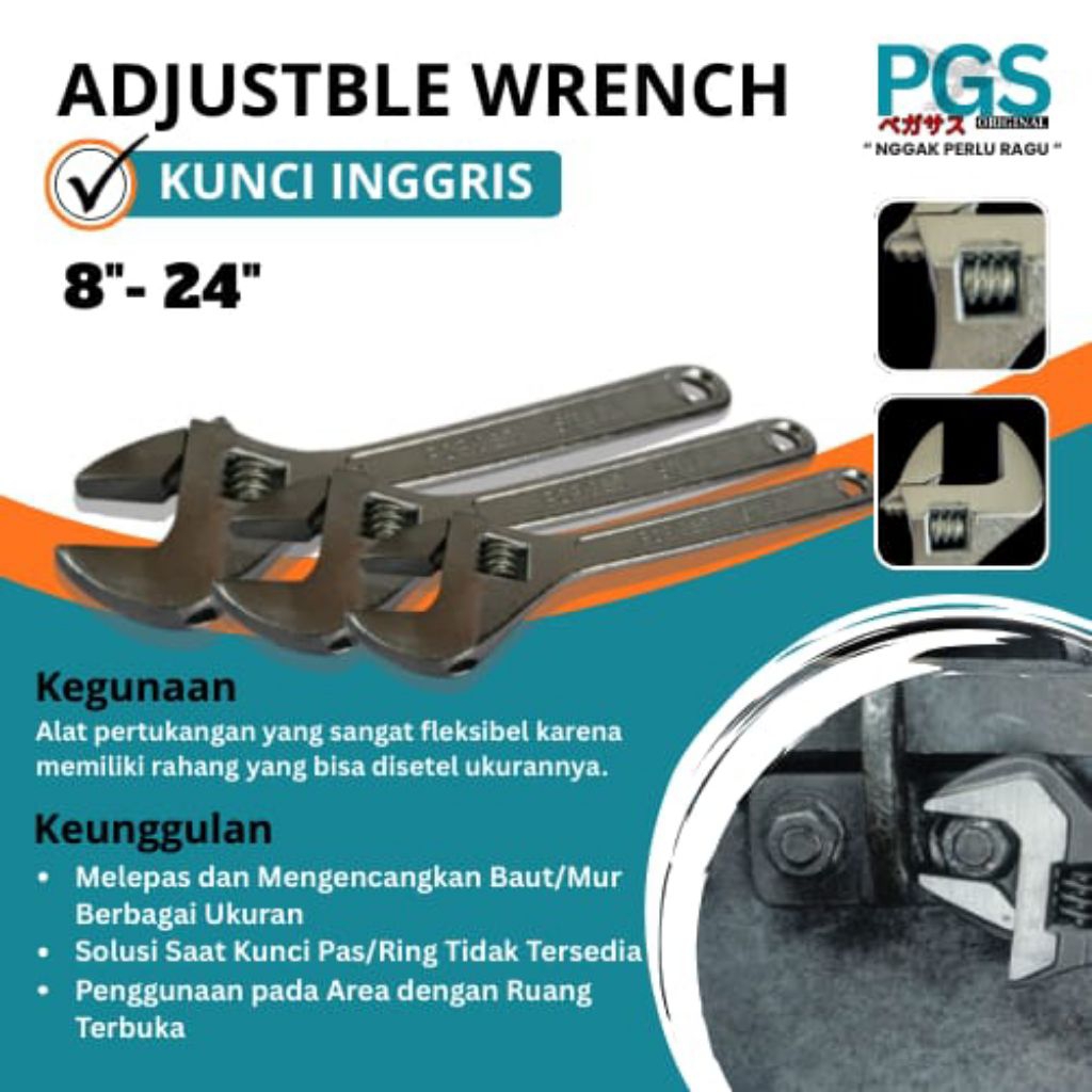 PGS ADJUSTABLE WRENCH