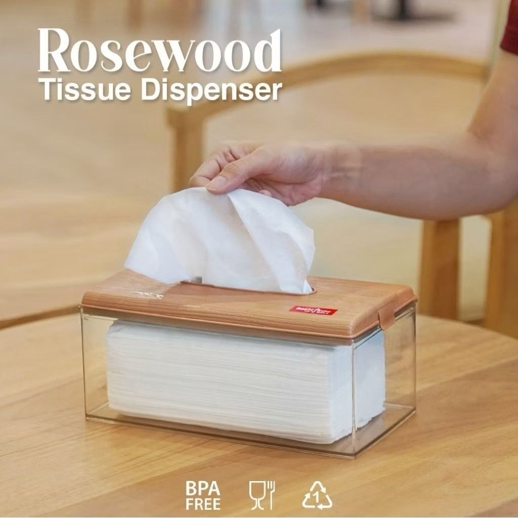 ROSEWOOD เครื่องจ่ายทิชชู่ขนาดใหญ่ BASIC HOME BY LIONSTAR ESA-BTR-4