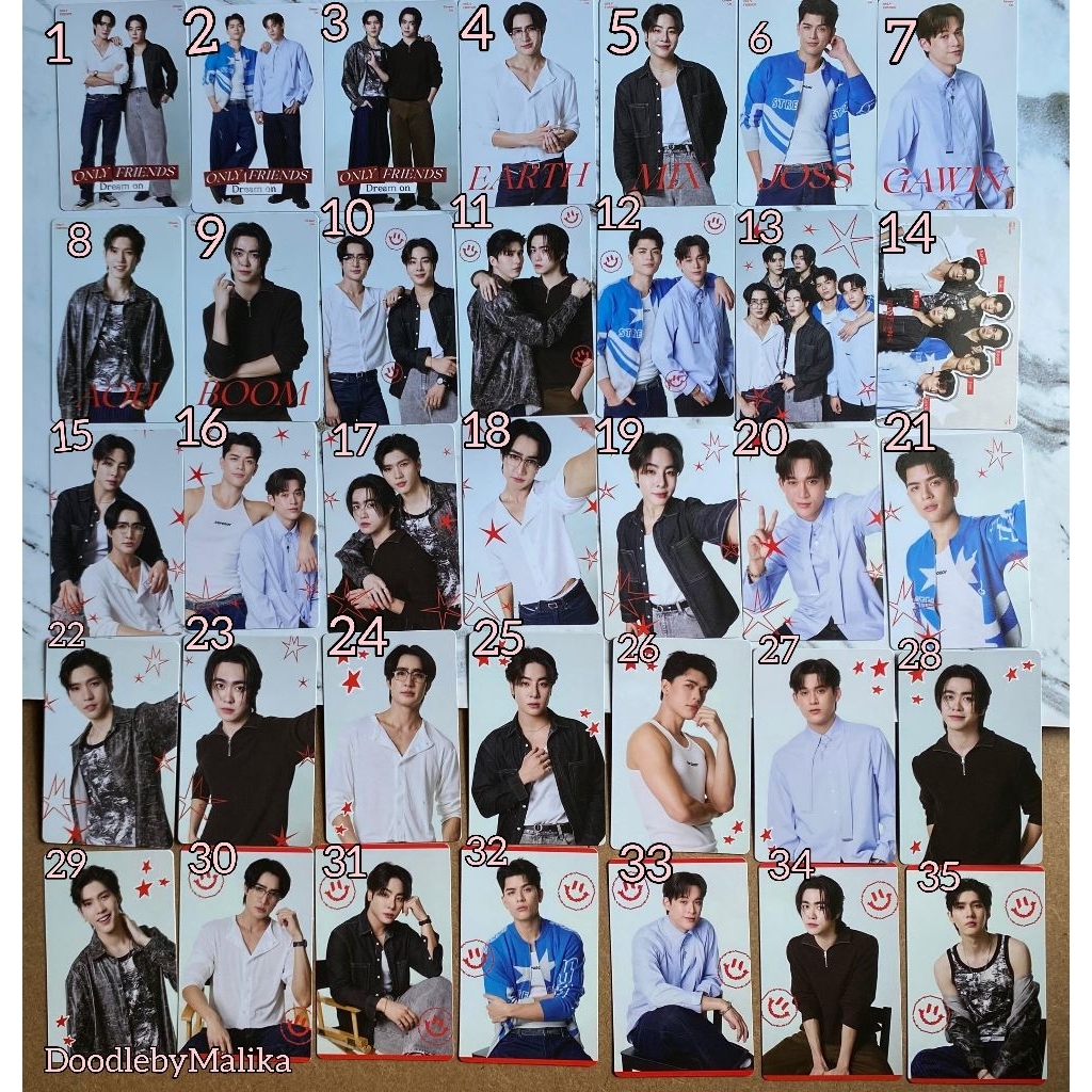 เท่านั้น FRIENDS DREAM ON OFDO EARTH MIX JOSS GAWIN AOU BOOM COLLECTIBLE การ์ดเปิด SHARING