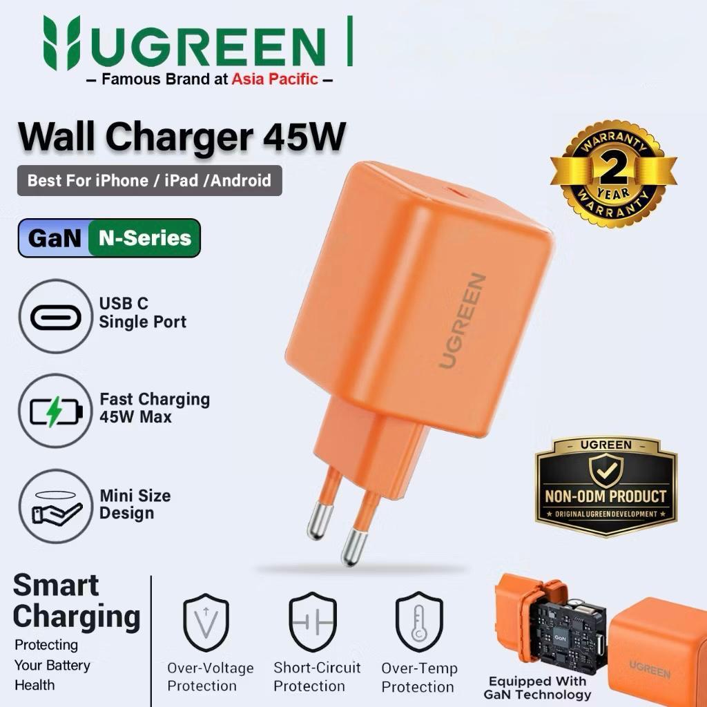 UGREEN ADAPTER 45 วัตต์ GAN PD 45W GaN ADAPTER CHARGER