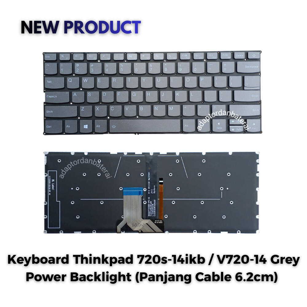 Thinkpad 720S-14IKB 720S-14-ISE V720-14 V720-14IKB 320S-13IKB สีเทา Power Backlight ใหม่