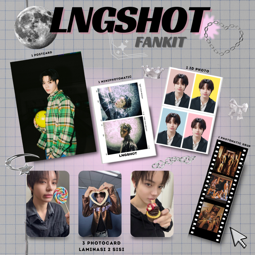 LNGSHOT FANKIT PHOTOCARD ALL MEMBER ID PHOTO