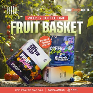 Sakha Coffee 7 Fruit Basket Drip Bag Coffee Kopi Drip Filter Praktis Gift Pack Travel Coffe Specialty Rasa Buah