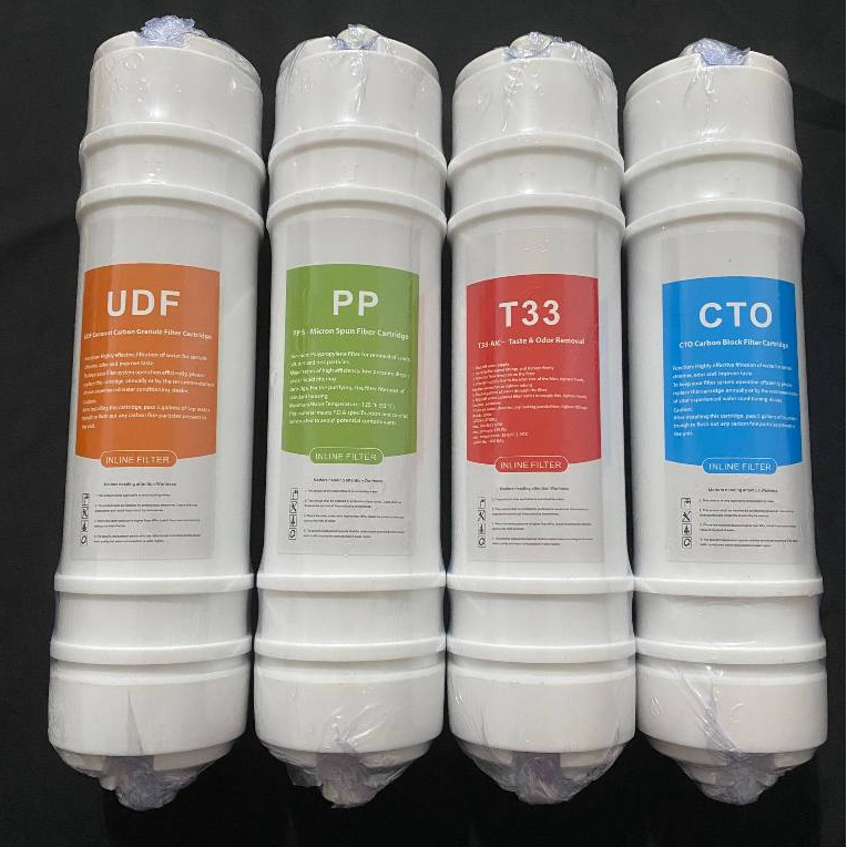 ไส้กรอง RO แบบอินไลน์ Quick Connect - UDF/PP Sediment/T33/CTO.