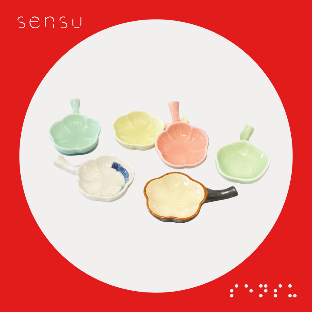 SENSU Oboro Gingko 2 In 1 Chashaku & Sifter Rest สําหรับมัทฉะ - ช้อนและกรองพิธีชงชามัทฉะ