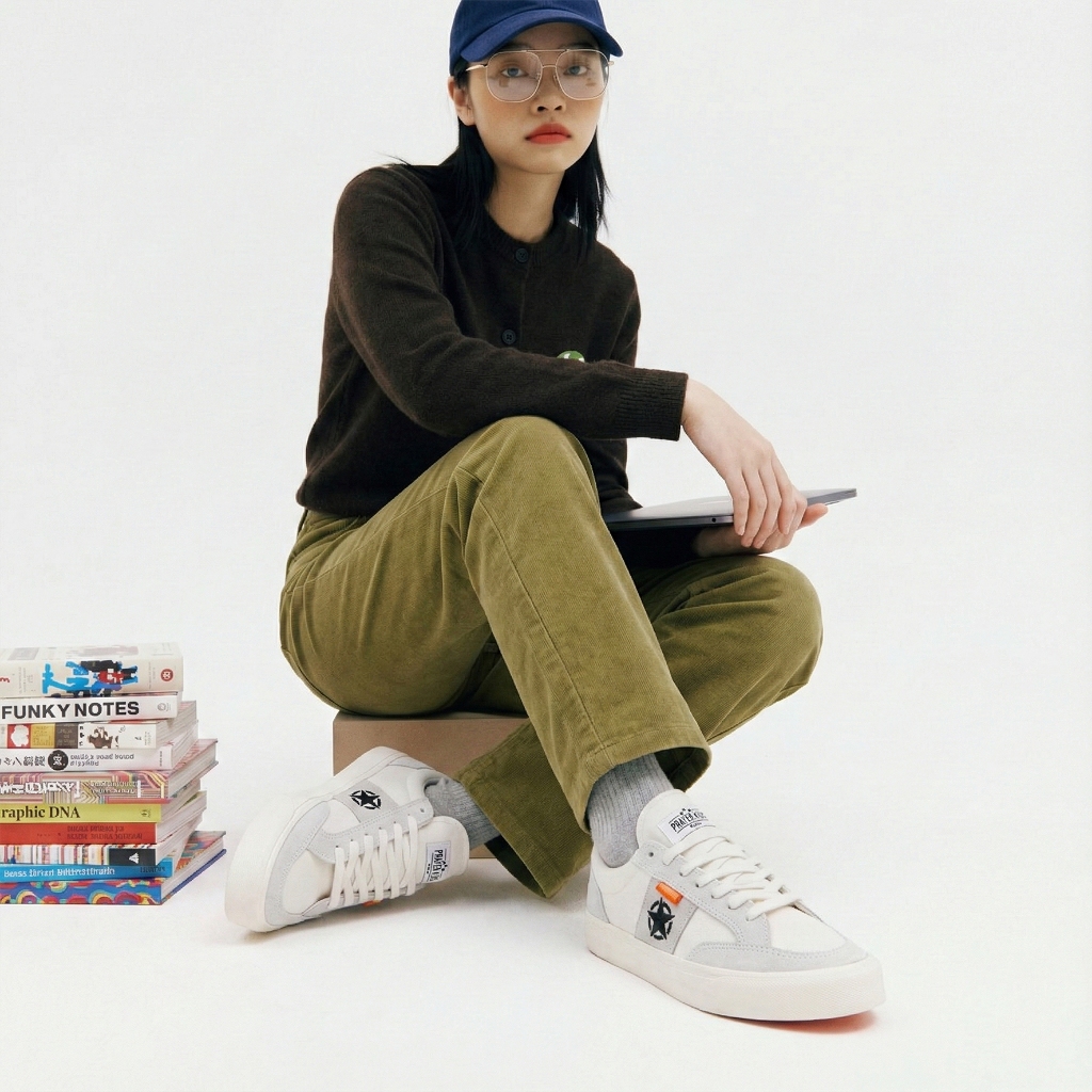 OFF WHITE PRAYERKIDS - รองเท้าผ้าใบ Off-White สําหรับผู้ชายและผู้หญิง หนังกลับผ้าใบลําลองทุกวัน มีสไ