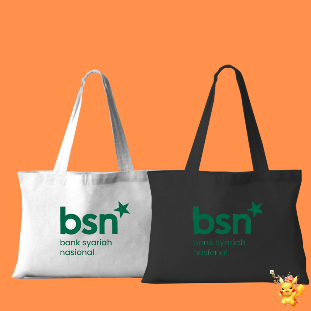 Clinicbajujkt Totebag ของที่ระลึก BUMN BANK BSN, BUMN BANK BSN Tote Bag
