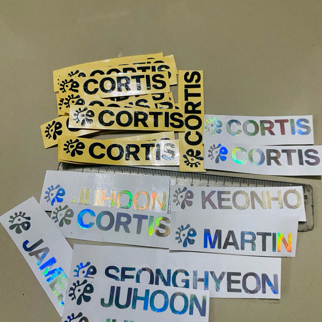 CORTIS HOLOGRAM สติ๊กเกอร์ KPOP CUTTING สติ๊กเกอร์