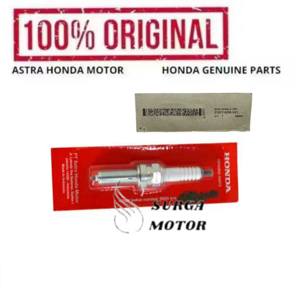 หัวเทียน LMAR8L-9 NGK มอเตอร์ PCX 160 e:HEV Vario ADV Stylo PCX 160 K1Z 317K0RV01 317-K0R-V01 เดิม H