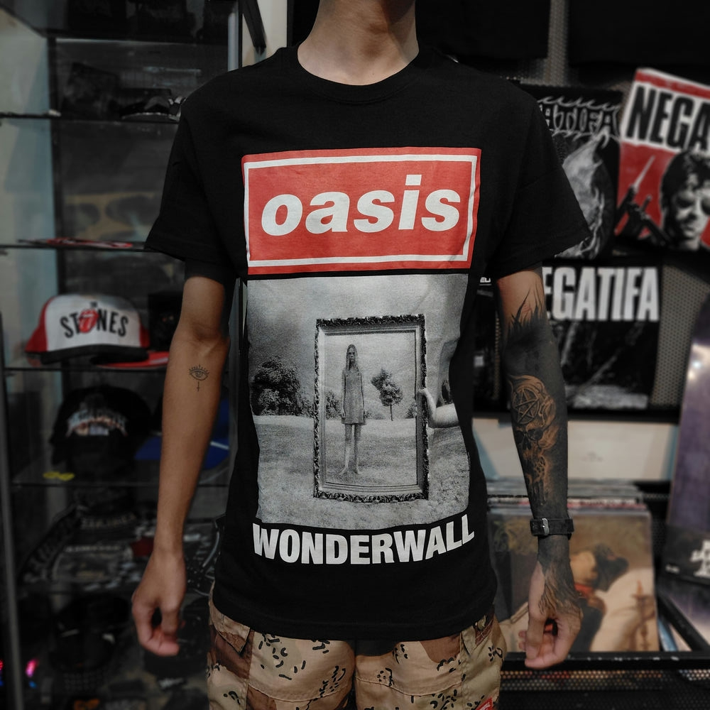 OASIS เสื้อยืดวงอย่างเป็นทางการ - WONDERWALL IMPORT