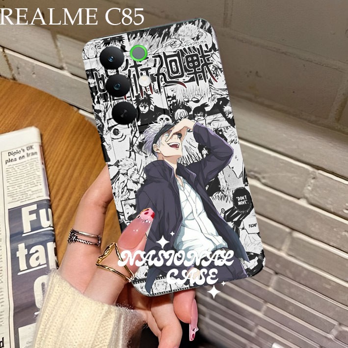 Kessing สําหรับ Realme C85 4G/5G - 15X Softcase Procamera Silicon อะนิเมะ gojo Motif Cool ล่าสุด Coo