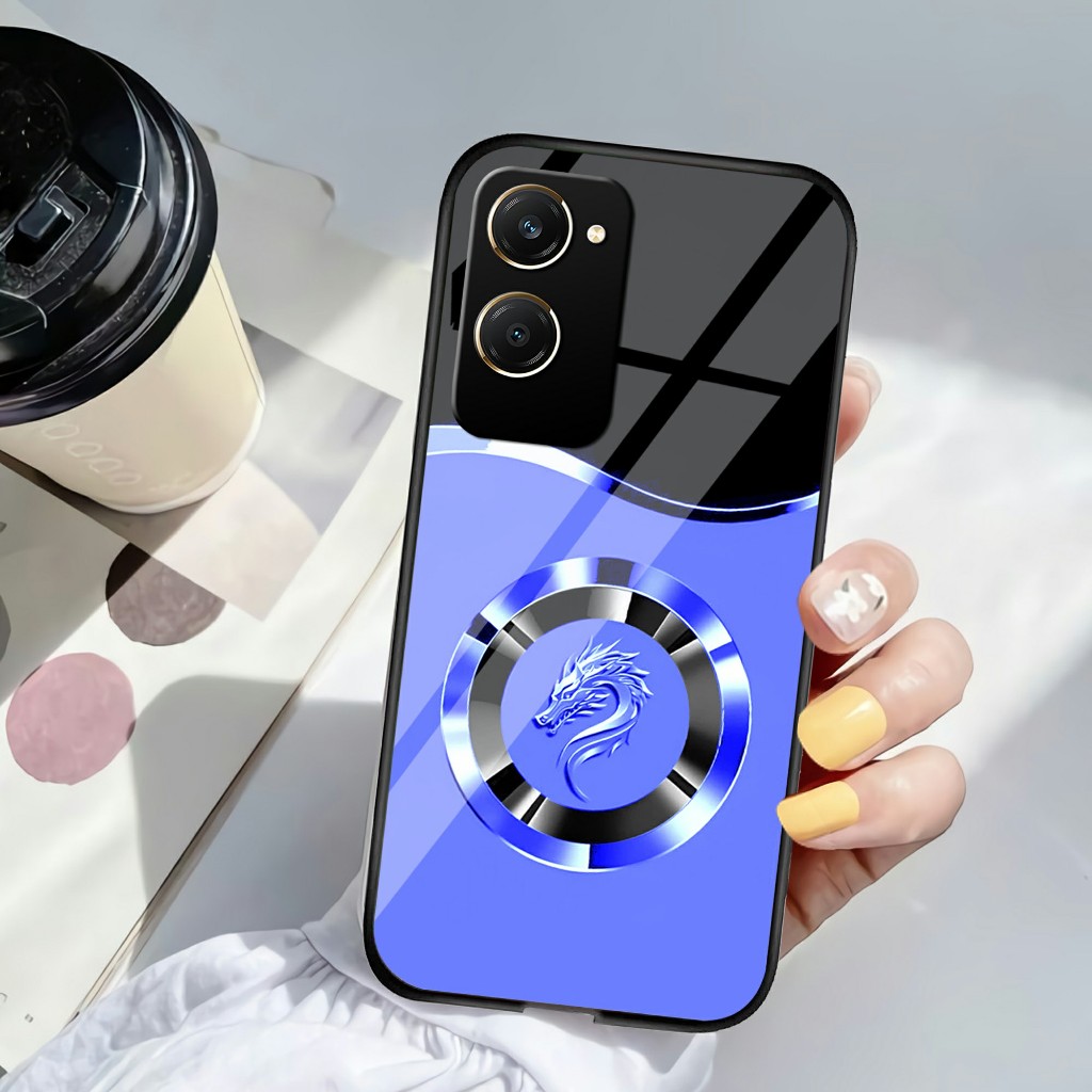 HP Vivo Y03 Vivo Y03T Glass Softcase - เคสโทรศัพท์ - เคส Vivo Y03 Vivo Y03T - ปลอก - (SM-012)