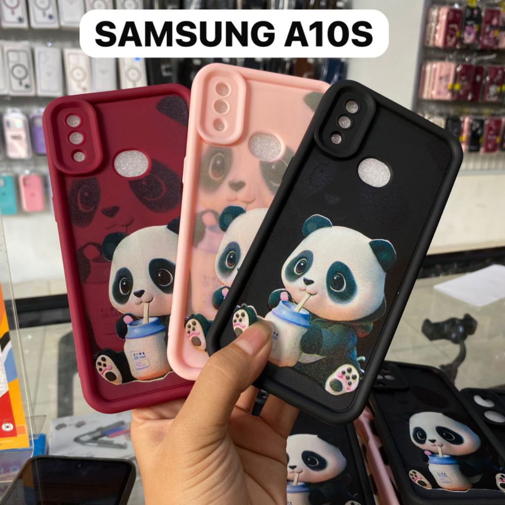 SAMSUNG A10S PANDA MOTIF SILICONE CASE