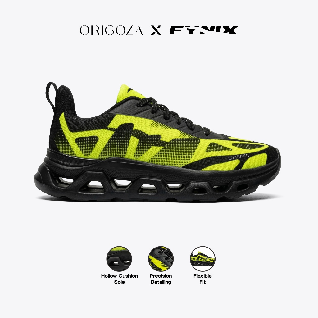 FYNIX X ORIGOZA รองเท้าวิ่งผู้ชาย Limited Edition Sanka Green Evo Original 39-43 รองเท้าวิ่งทุกวัน