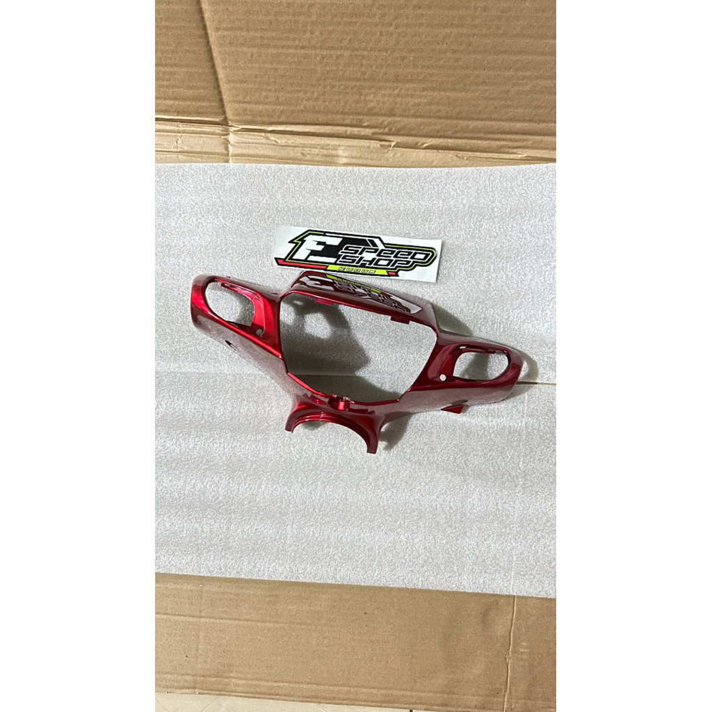 MERAH FIZR FRONT CAP / YAMAHA FIZR FRONT CAP / F1ZR CAP / FIZR FRONT CAP MAROON RED