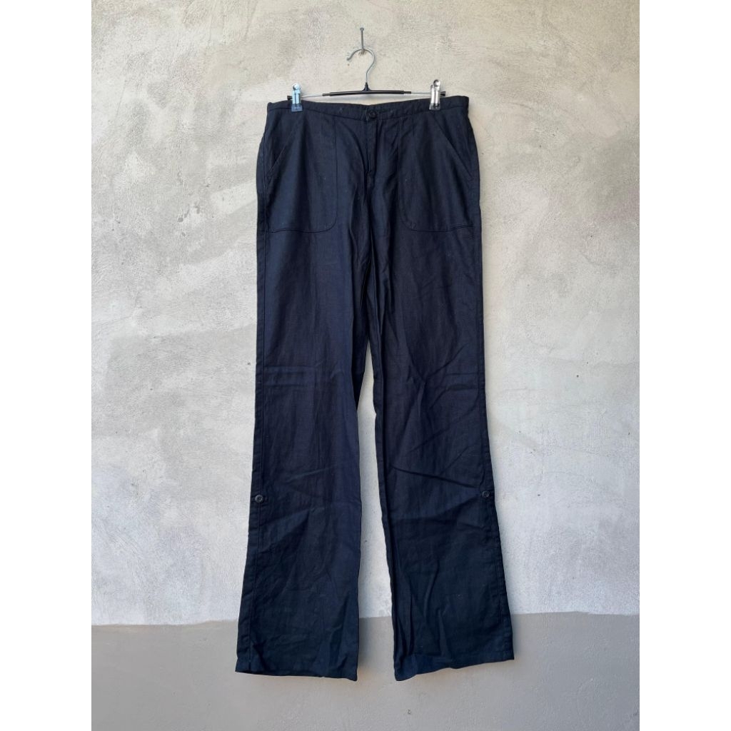 กางเกงลินินผู้ชาย Giordano ไซส์ 27 fit 29