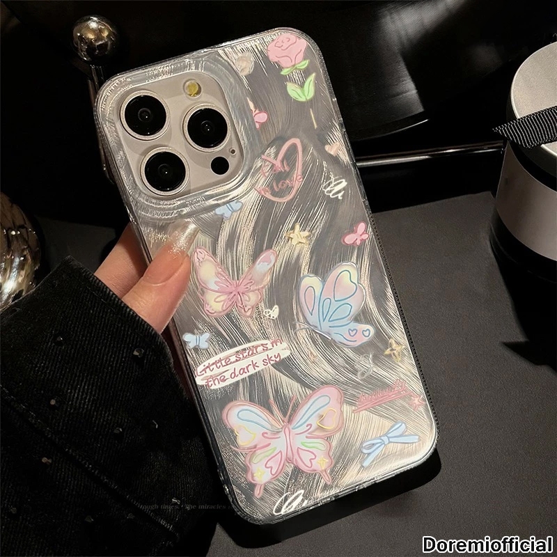 SOFTCASE CLARITY SWIRL สําหรับ OPPO F1S F5 F7 F11 RENO 4 4F 5 5F 6 7 7Z 8T 10 11 11F 12F 13F 14 14F 