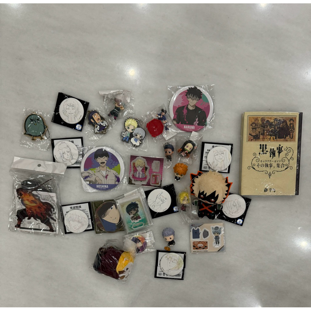 บัตเลอร์สีดํา My Hero Academia Tokyo Revengers Gokuto Jihen Pharmacy Diaries Kuroko no Basket Haikyu