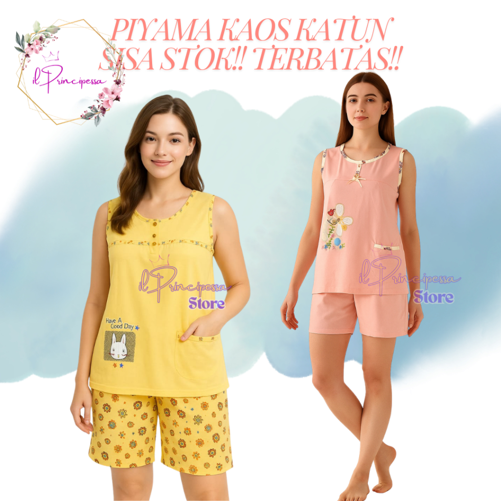KATUN WAREHOUSE CLEARANCE OF COTTON PAJAMAS - COTTON PAJAMAS - เสื้อยืดผ้าฝ้ายผู้หญิง (ตอนที่ 1)