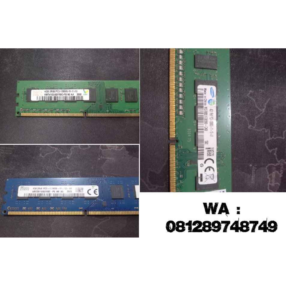 Hynix RAM Longdim DDR3 4 GB PC3 12800U