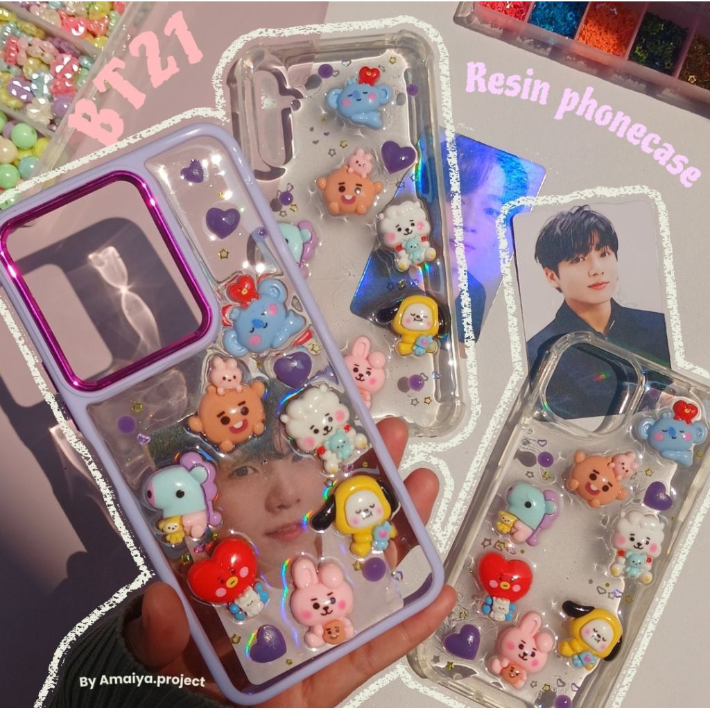 เคสโทรศัพท์เรซิ่น BT21 | เคส 3D BT21 โดย
Amaiya.โครงการ