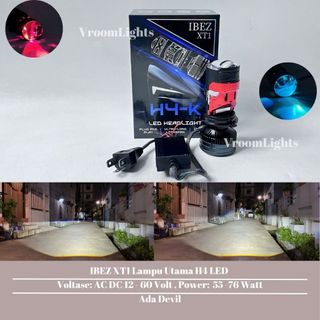 IBEZ Tipe XT1 & XT2 - Lampu Utama H4 LED